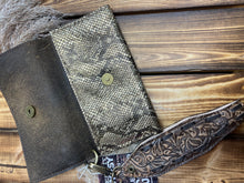 Load image into Gallery viewer, Keep It Gypsy Golden Goose Trifold Collection - Metallic Gold Python