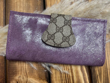 Load image into Gallery viewer, Keep It Gypsy Fiesta Wallet - Purple, Silver Shimmer