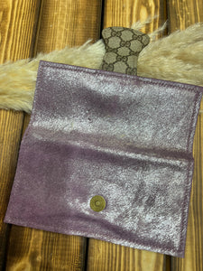 Keep It Gypsy Fiesta Wallet - Purple, Silver Shimmer