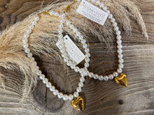 Load image into Gallery viewer, Chan Sutton Pearl Heart Necklace