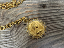 Load image into Gallery viewer, Chan Sutton XL Coin Necklace - Love Each Other More