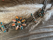 Load image into Gallery viewer, Desert Stone Choker - Sterling Silver - Summertime Copper