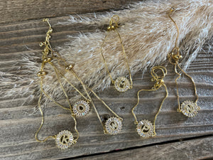 Initial Burst Bracelet