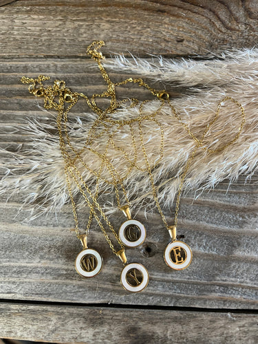 Initial Titanium Necklace