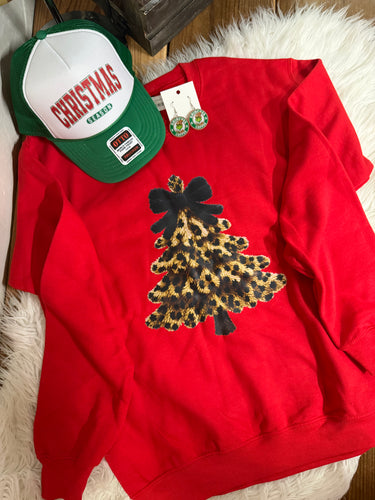Leopard Tree Sweatshirt
