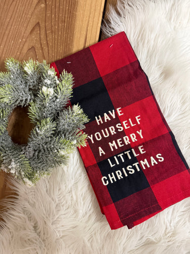 A Merry Little Christmas Kitchen Towel