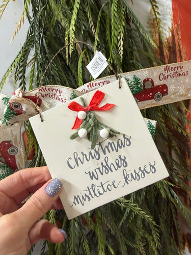 Christmas Wishes Ornament