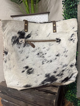 Load image into Gallery viewer, Hair on Hide Western Tote Bag