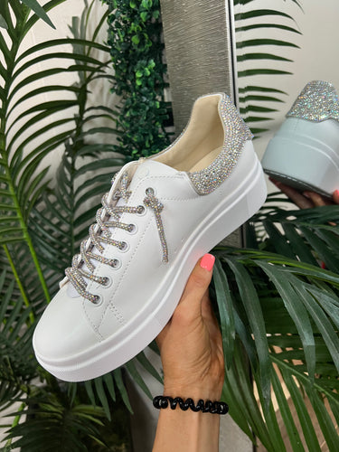 Evalia Rhinestone Sneakers