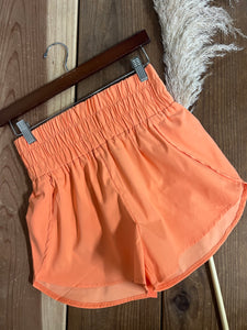 Athletic Shorts - Salmon Coral