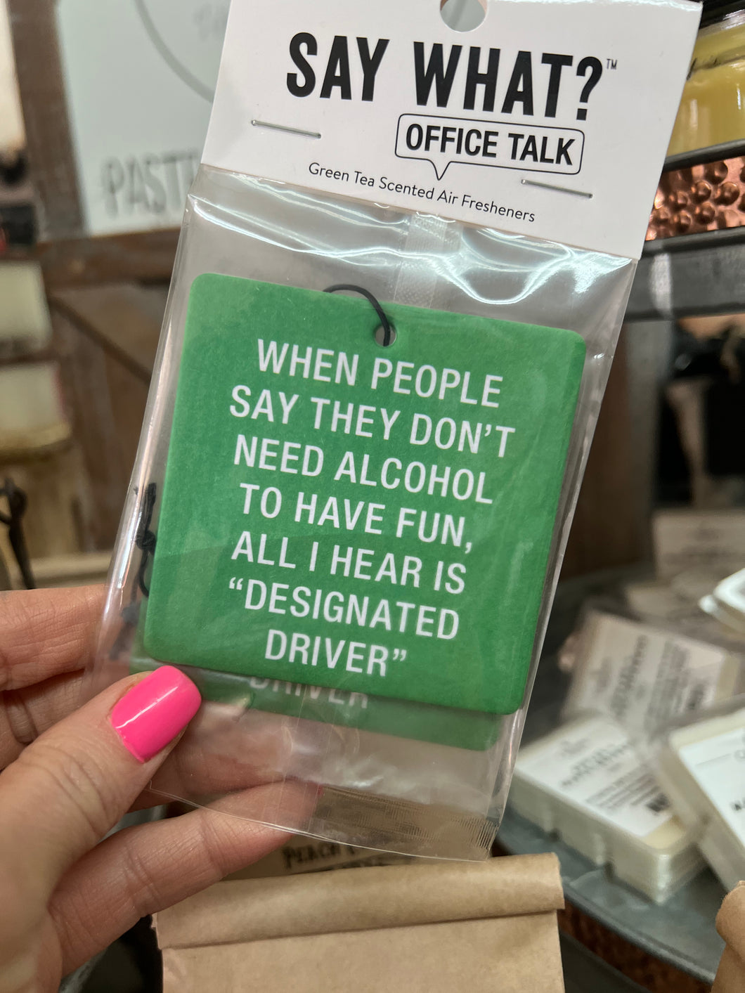 Designated Driver Car Freshener