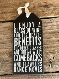 Benefits Of Wine Bottle Tag