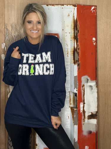 Team Grinch Sweatshirt - Navy