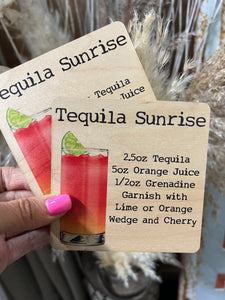 Tequila Sunrise Coaster