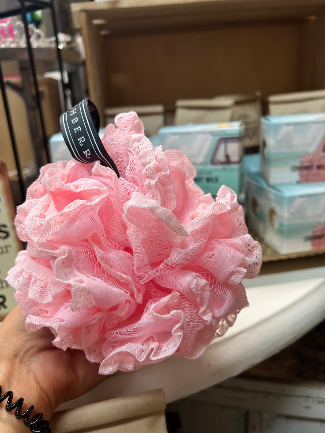 Finchberry Shower Puff - Blushing Pink