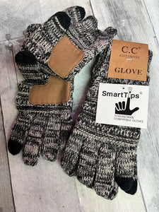 CC Smart Touch Gloves - Black Cream Mix