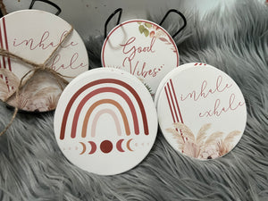 BoHo Ceramic Coaster Set
