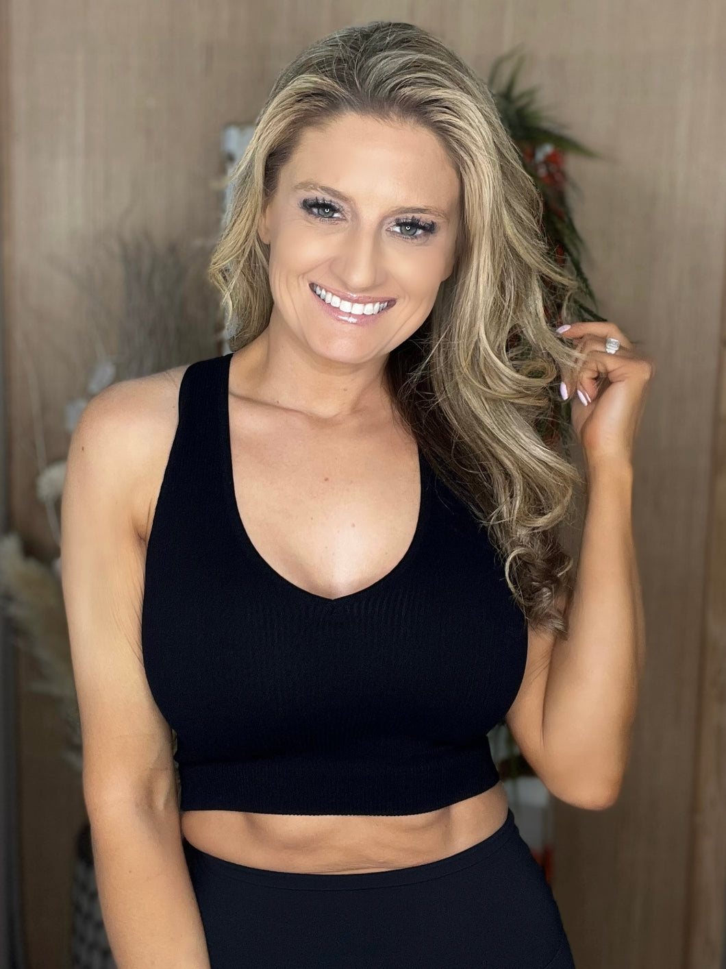 Racer Back Crop Bralette